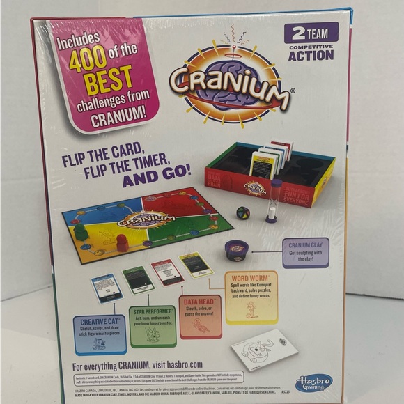 Cranium Board Game 400 Of The Best Challenges New Sealed Hasbro Gaming (2013) - Picture 2 of 13